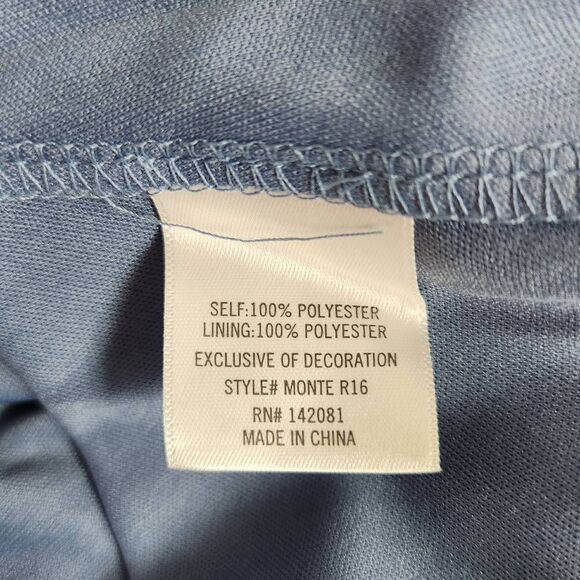 Francesca's Miami Blue Floral Mini Dress NWT Size Medium Wedding Guest Dress - Picture 9 of 11